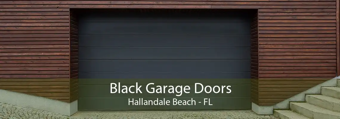 Black Garage Doors Hallandale Beach - FL