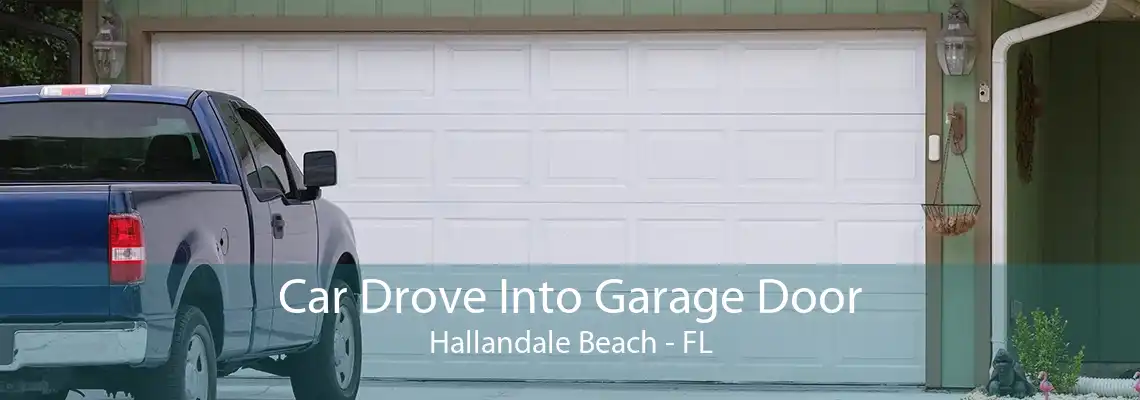 Car Drove Into Garage Door Hallandale Beach - FL