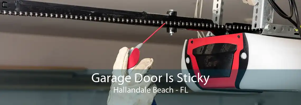 Garage Door Is Sticky Hallandale Beach - FL