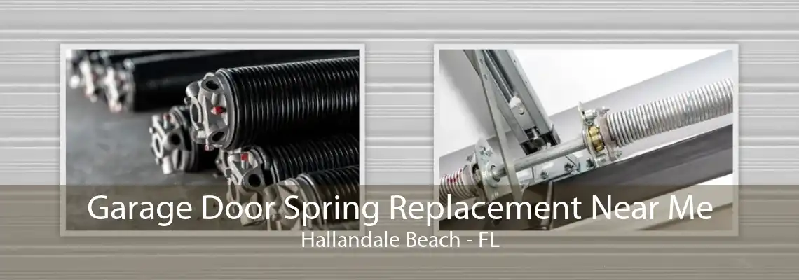 Garage Door Spring Replacement Near Me Hallandale Beach - FL