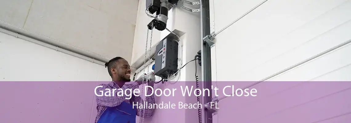 Garage Door Won't Close Hallandale Beach - FL